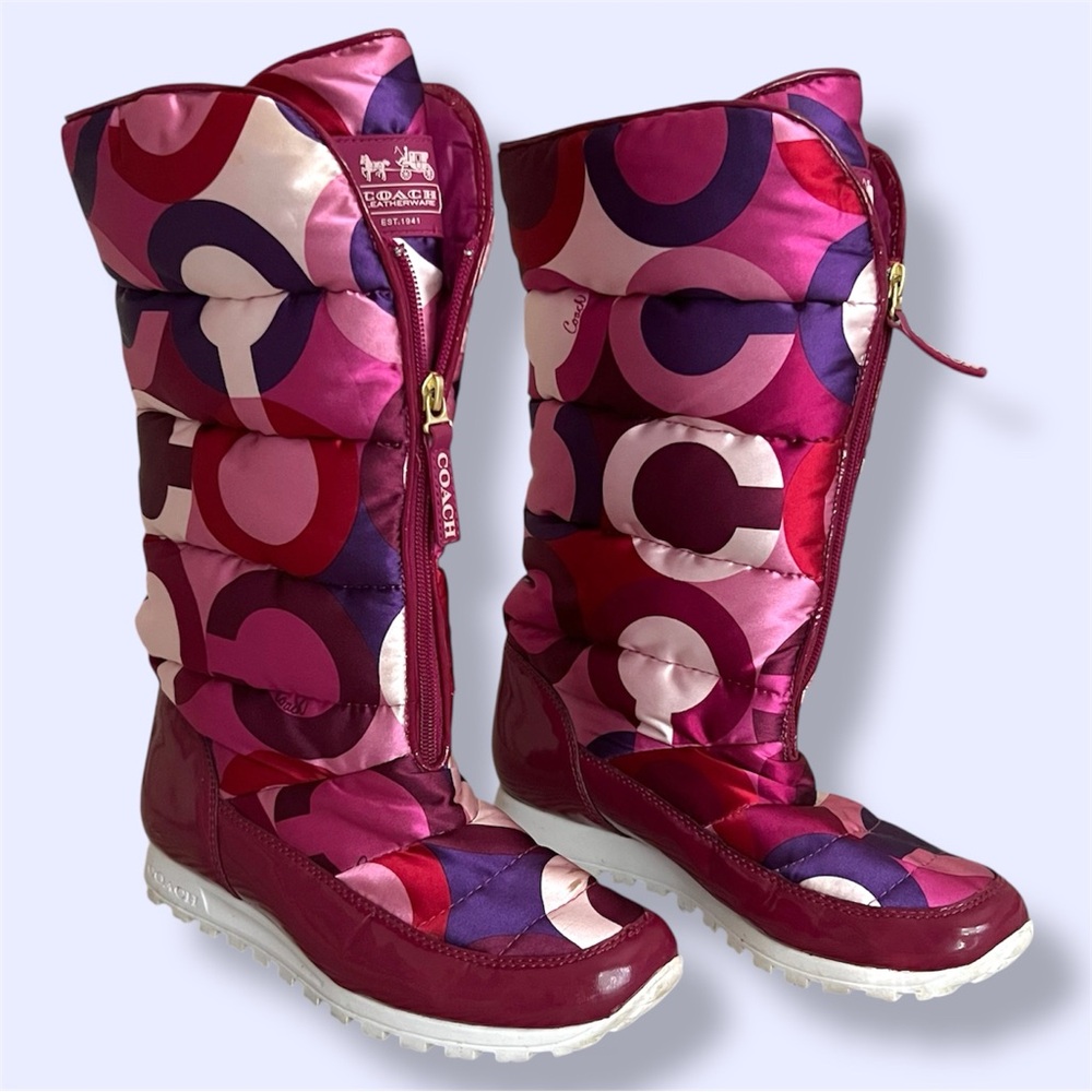 Coach Women's Jolt Signature Puff Y2K Snow Boots